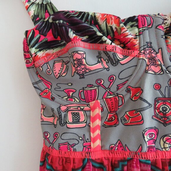 MAAJI Sublime Blimey Cover Up Bright Mesh Skirt Maxi Dress - Size S - Picture 7 of 15